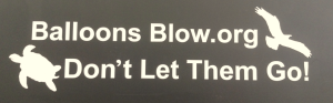 Balloons Blow long decal - computer