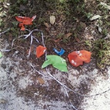 AT&T AT&T Latex Balloons Littering Ground