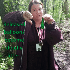 Deb - Illinois Poplar Creek IL - Balloon Trash