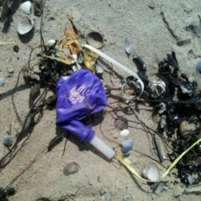 McDonald's Happy Meal balloon debris