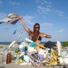 Beach Cleanup 2-23-13 16 balloons - beach cleanup 2-23-13