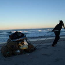 Another Day at the Beach Hauling away beach pollution and debris