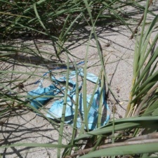 Mylar Balloon mylar balloon in seagrass