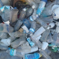 Plastic Beverage Bottle Pile of Plastic Single-Use Bottles