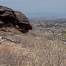South Mountain, Arizona Mylar balloon polluting South Mountain, Arizona