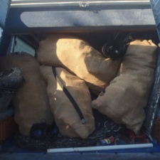 Marine Debris Van full of marine debris